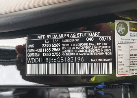 2016 Mercedes-Benz E 350 4Matic from USA, damaged, VIN WDDHF8JB6GB183196